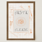 Pasta Please Modern Wall Art Print-Skudaboo