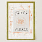 Pasta Please Modern Wall Art Print-Skudaboo