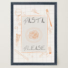 Pasta Please Modern Wall Art Print-Skudaboo