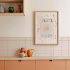 Pasta Please Modern Wall Art Print-Skudaboo