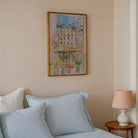 Pastel Paris Cityscape Wall Art Print-Skudaboo