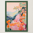 Orange Orchard Landscape Art Print-Skudaboo