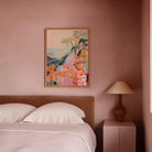 Orange Orchard Landscape Art Print-Skudaboo