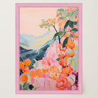 Orange Orchard Landscape Art Print-Skudaboo