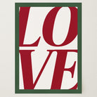 LOVE Typography Modern Wall Art Print-Skudaboo