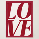 LOVE Typography Modern Wall Art Print-Skudaboo