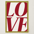 LOVE Typography Modern Wall Art Print-Skudaboo