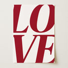 LOVE Typography Modern Wall Art Print-Skudaboo