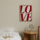 LOVE Typography Modern Wall Art Print-Skudaboo