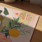 Vase of Oranges Still Life Wall Art Print-Skudaboo