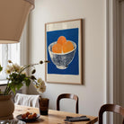Orange Bowl Still Life Wall Art Print-Skudaboo