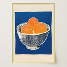 Orange Bowl Still Life Wall Art Print-Skudaboo