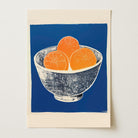 Orange Bowl Still Life Wall Art Print-Skudaboo