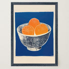 Orange Bowl Still Life Wall Art Print-Skudaboo