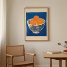 Orange Bowl Still Life Wall Art Print-Skudaboo