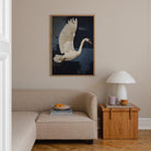 White Swan Wall Art Print-Skudaboo