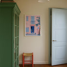 Pastel Mediterranean Street Wall Art Print-Skudaboo