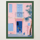 Pastel Mediterranean Street Wall Art Print-Skudaboo