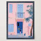 Pastel Mediterranean Street Wall Art Print-Skudaboo