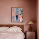 Pastel Mediterranean Street Wall Art Print-Skudaboo