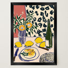 Lemons Still Life Kitchen Wall Art Print-Skudaboo