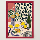 Lemons Still Life Kitchen Wall Art Print-Skudaboo