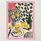 Lemons Still Life Kitchen Wall Art Print-Skudaboo