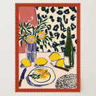 Lemons Still Life Kitchen Wall Art Print-Skudaboo