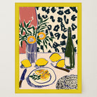 Lemons Still Life Kitchen Wall Art Print-Skudaboo
