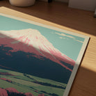 Mount Fuji Landscape Wall Art Print-Skudaboo