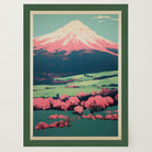 Mount Fuji Landscape Wall Art Print-Skudaboo