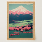Mount Fuji Landscape Wall Art Print-Skudaboo
