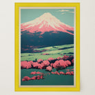 Mount Fuji Landscape Wall Art Print-Skudaboo