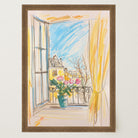 Pastel Cityscape Wall Art Print-Skudaboo
