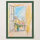 Pastel Cityscape Wall Art Print-Skudaboo