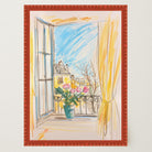 Pastel Cityscape Wall Art Print-Skudaboo