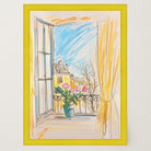 Pastel Cityscape Wall Art Print-Skudaboo
