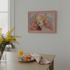 Romantic Feminine Portrait Wall Art Print-Skudaboo