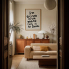 I'm Excited Typography Wall Art Print-Skudaboo