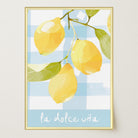La Dolce Vita Lemons Wall Art Print-Skudaboo