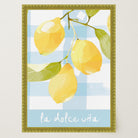 La Dolce Vita Lemons Wall Art Print-Skudaboo