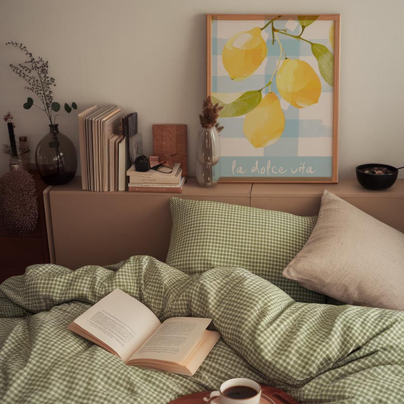 La Dolce Vita Lemons Wall Art Print-Skudaboo