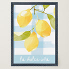 La Dolce Vita Lemons Wall Art Print-Skudaboo