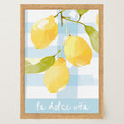 La Dolce Vita Lemons Wall Art Print-Skudaboo