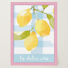 La Dolce Vita Lemons Wall Art Print-Skudaboo