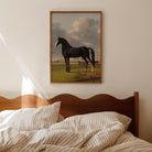 Vintage Horse Portrait Art Print-Skudaboo