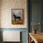 Vintage Horse Portrait Art Print-Skudaboo