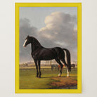 Vintage Horse Portrait Art Print-Skudaboo