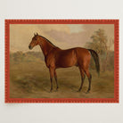 Vintage Horse Portrait Art Print-Skudaboo