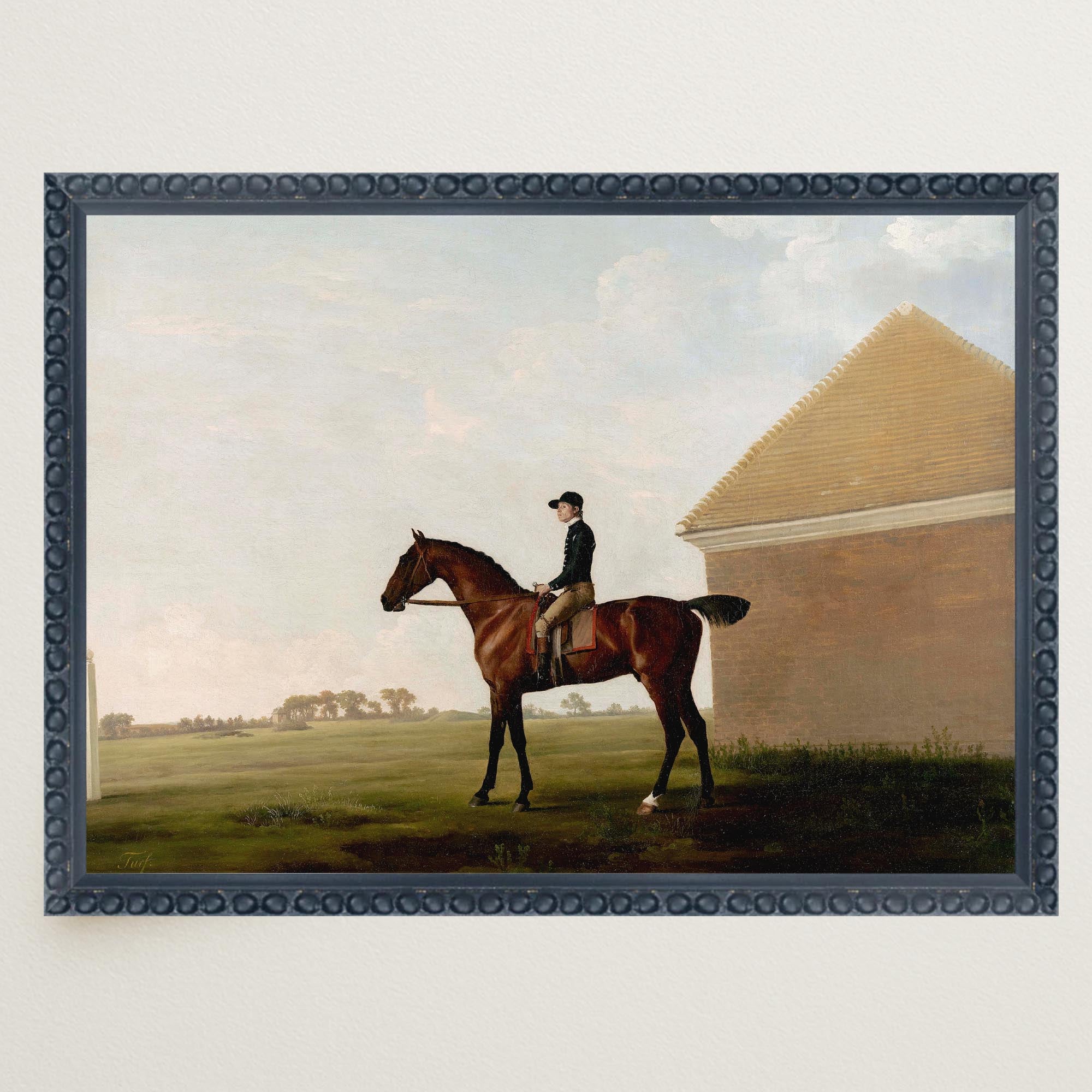 Jockey Horse Racing Vintage Wall Art Print-Skudaboo